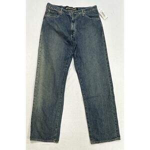 VTG Nautica Jeans Mens 32x34 Straight Leg Loose Fit Blue Denim NEW w/ TAGS NWT